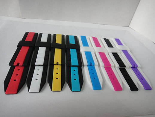   Custom 12-24mm Full-Size Food-Grade Silicone Watch Bands - Precise Fit